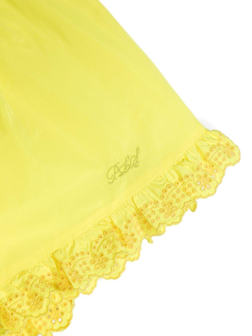 Shorts gialli bambina