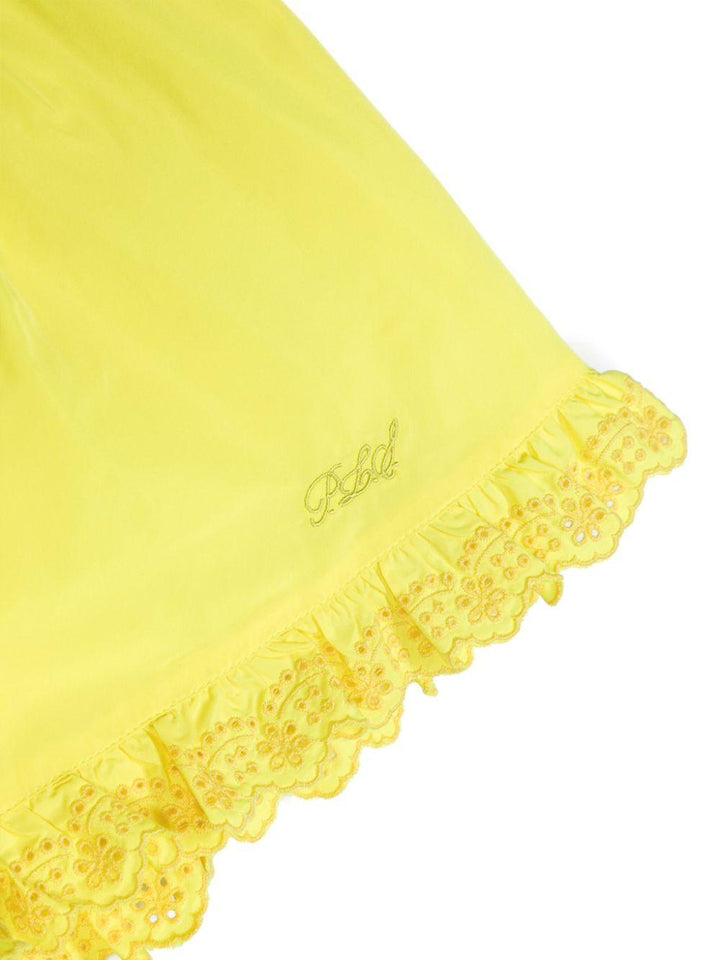 Shorts gialli bambina