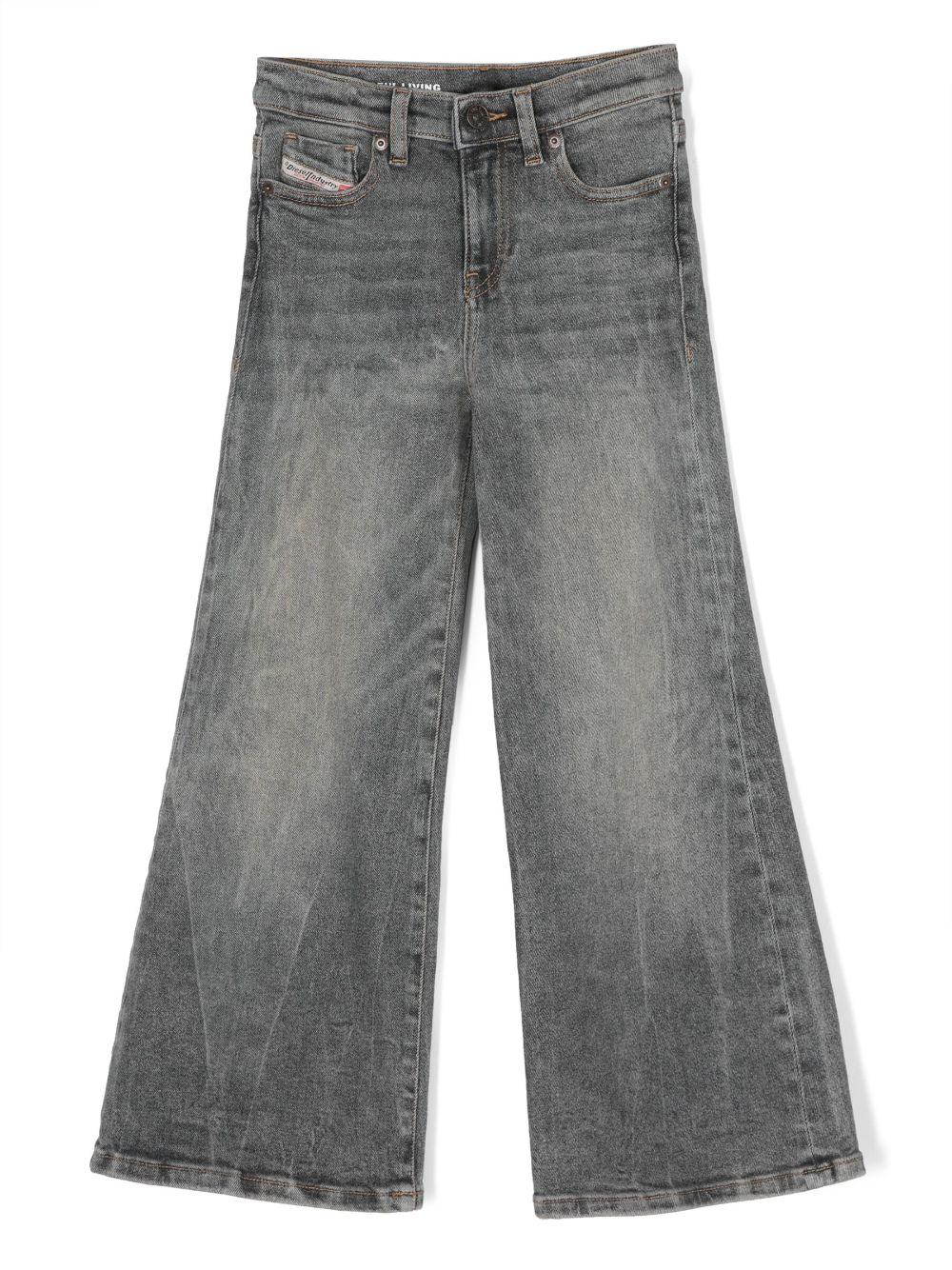 Jeans grigio bambina