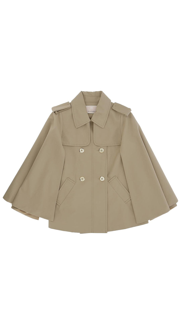 Trench beige bambina