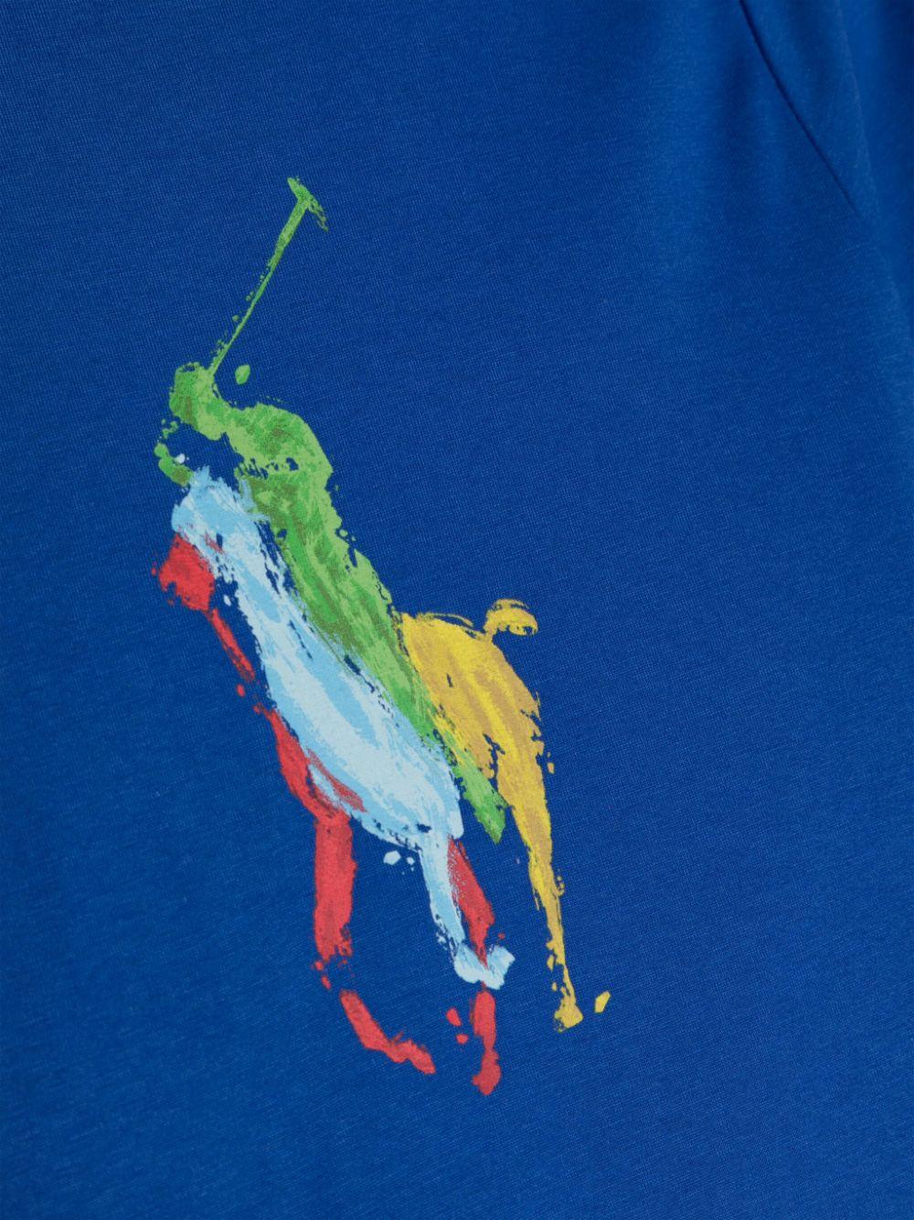 T-shirt bambino blu/multicolore 322925614 002 RALPH LAUREN KIDS 