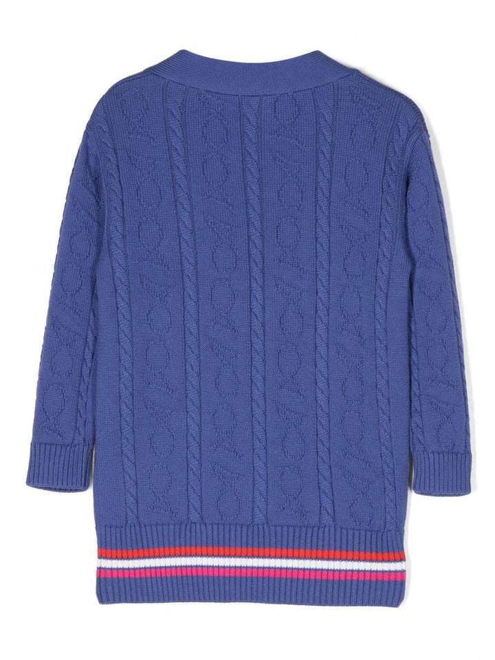 Cardigan viola bambina