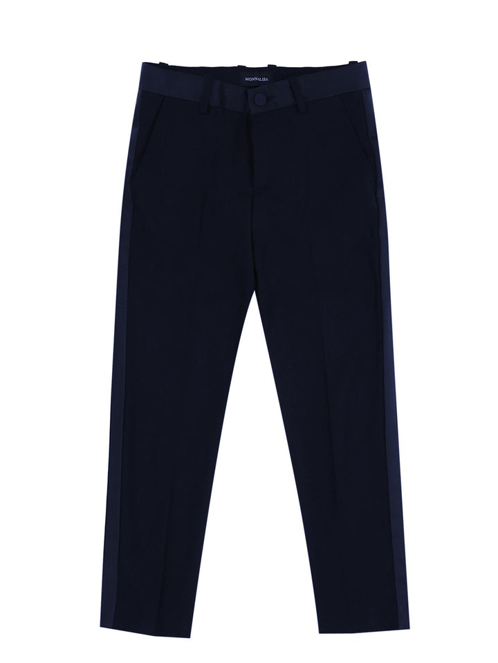 Pantaloni blu classico bambina 25B4092354 056S Monnalisa kids 