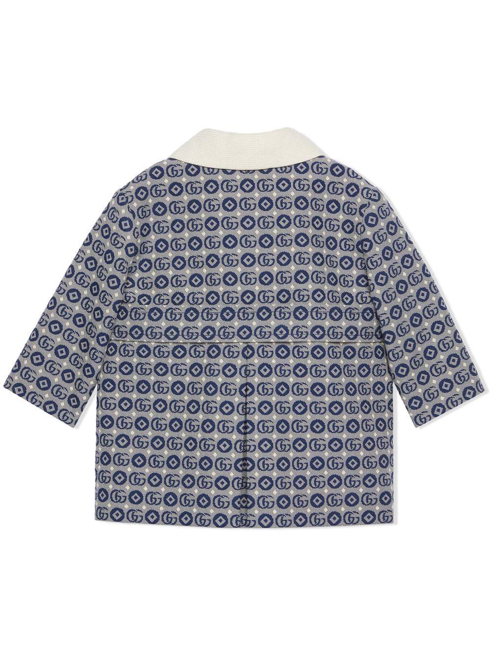 Cappotto blu neonato