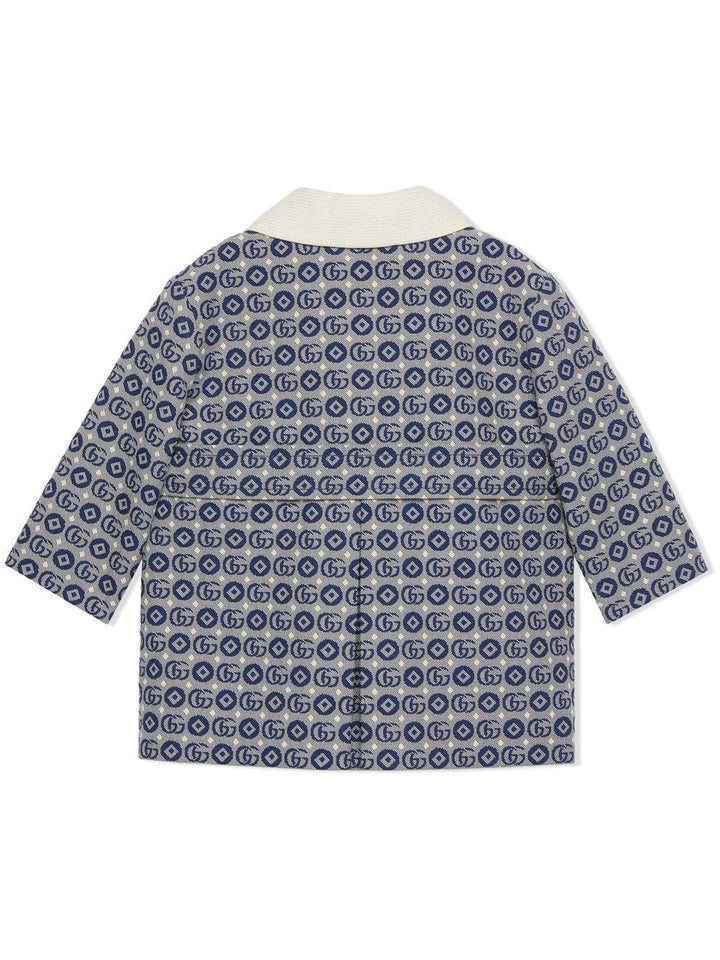 Cappotto blu neonato