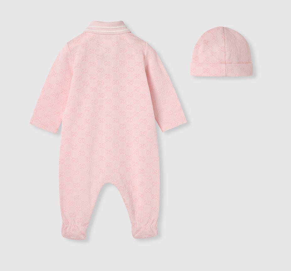 set tutina rosa neonata 825169XJHA9 5399 GUCCI KIDS 