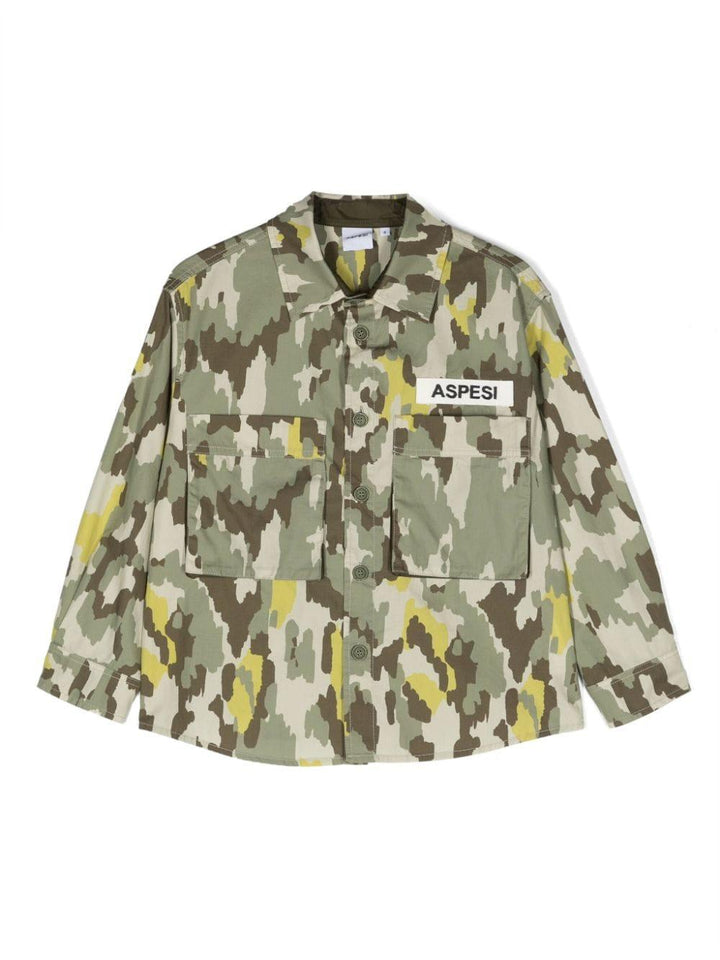 camicia camouflage bambino