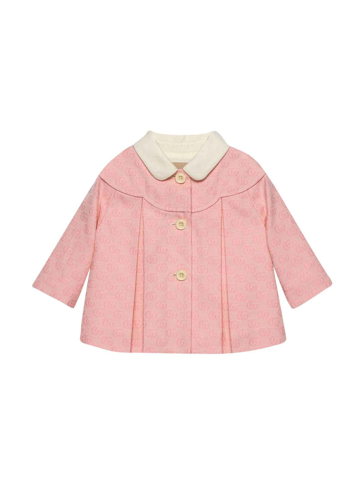 Cappotto rosa neonata