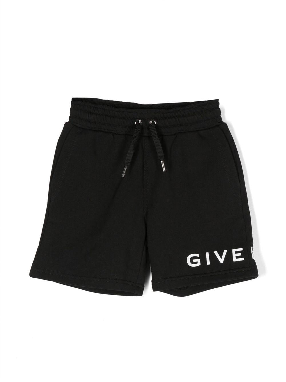 Shorts neri bambino H24210 09B Givenchy Kids 