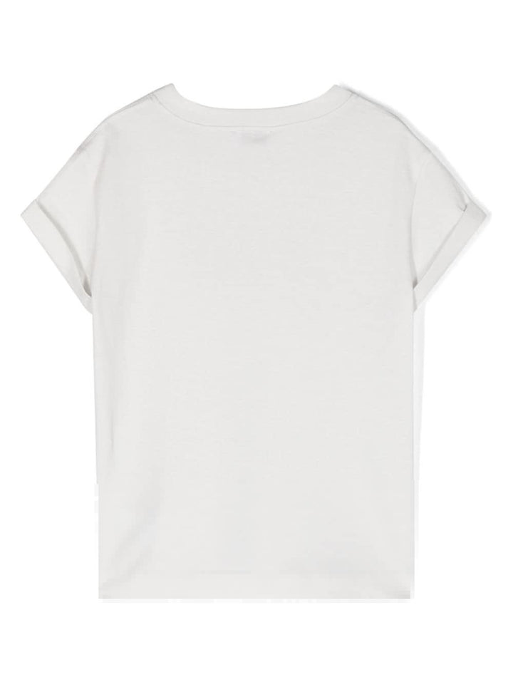 T-shirt bianca bambina