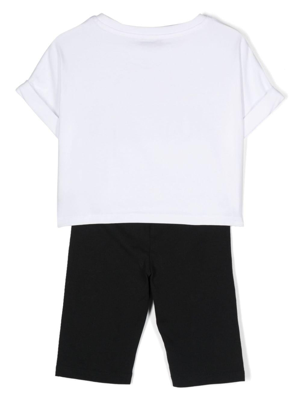 Set pantaloni bambina HDG013LBA00 81214 MOSCHINO KIDS 