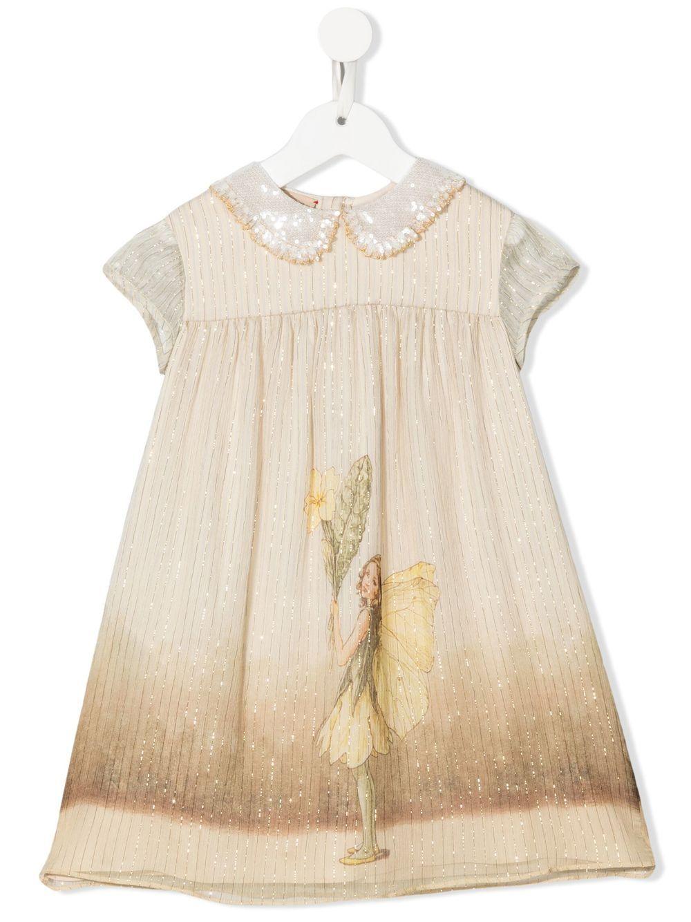 Abito beige bambina