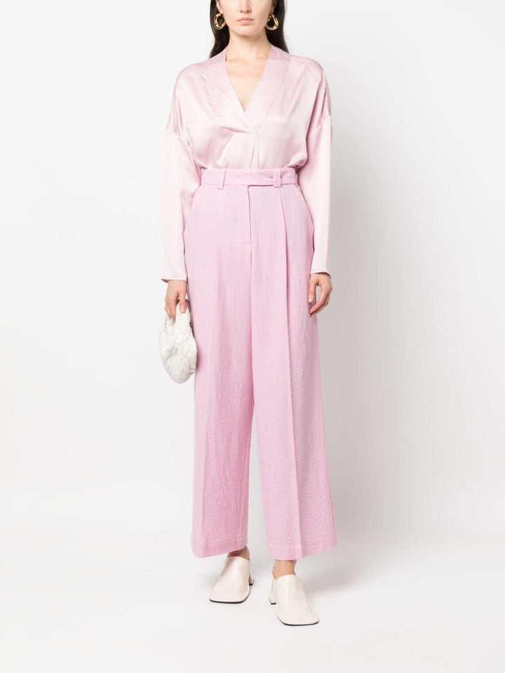 Pantaloni rosa donna