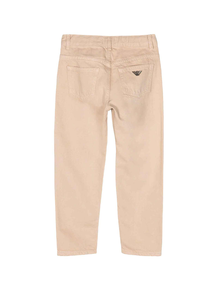 Pantalone bambino beige