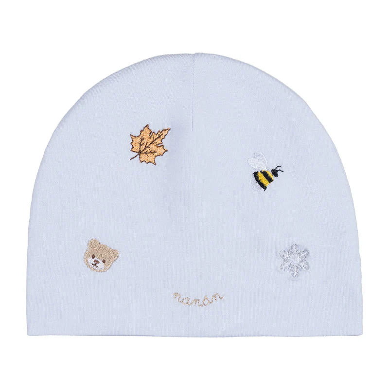 cappello celeste neonato I25005 AZZURRO Nanan 