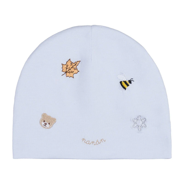 cappello celeste neonato I25005 AZZURRO Nanan 