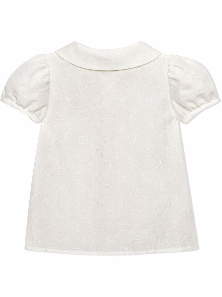 Camicia bianca con applicazione
