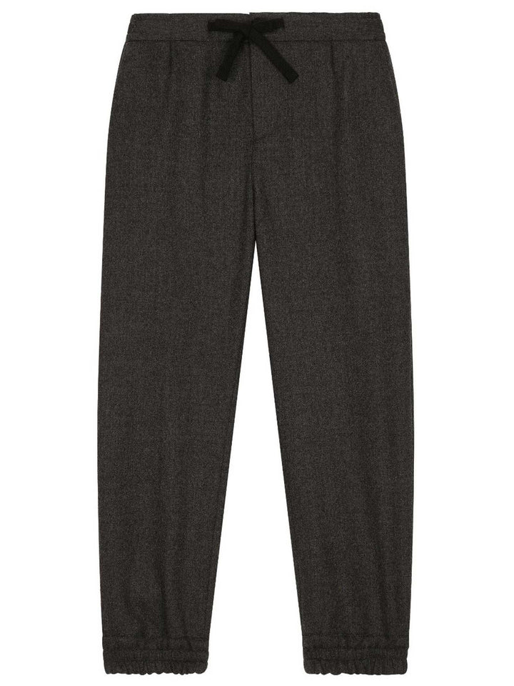 Pantaloni grigi bambino con coulisse