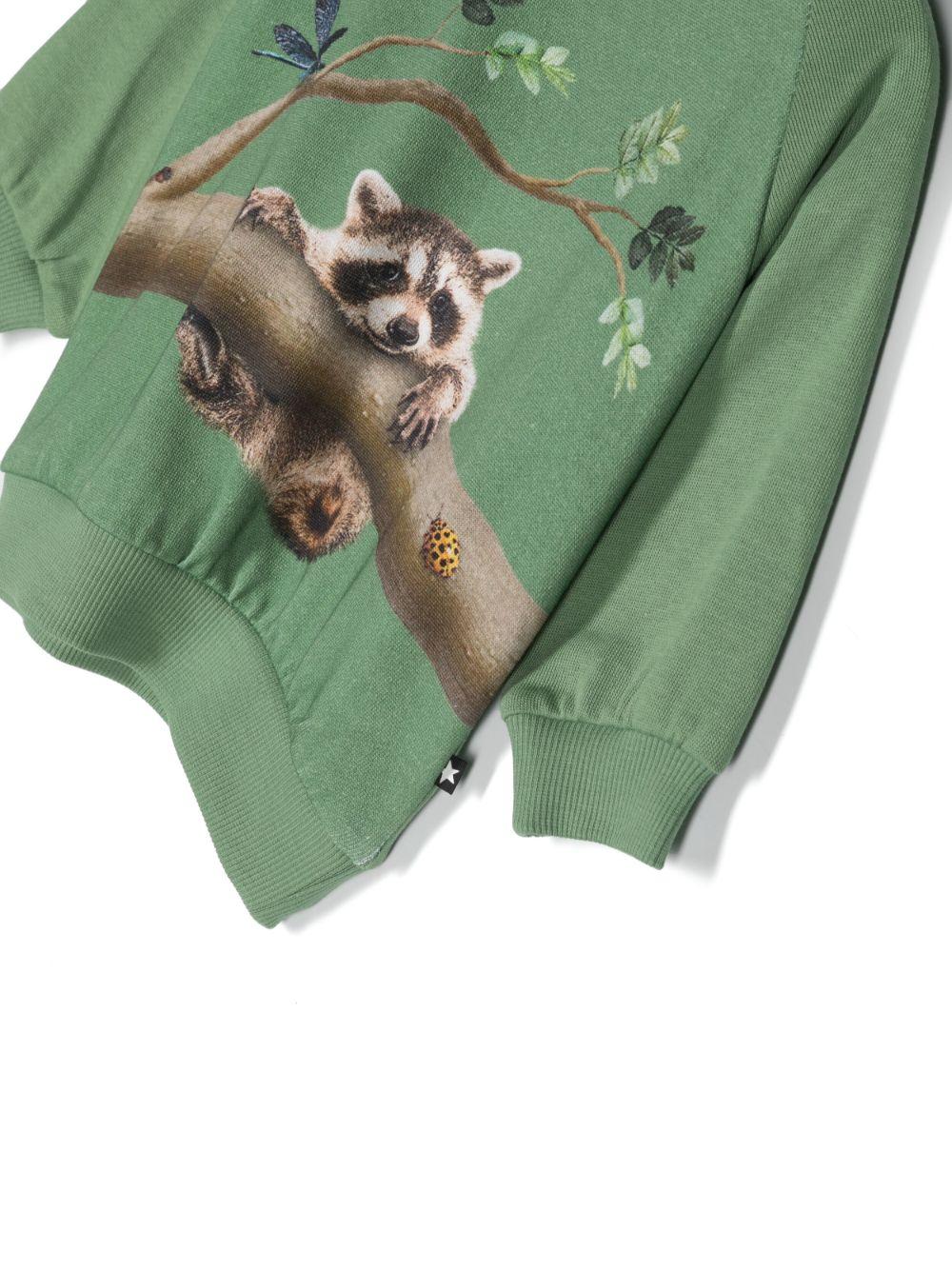 Felpa verde unisex