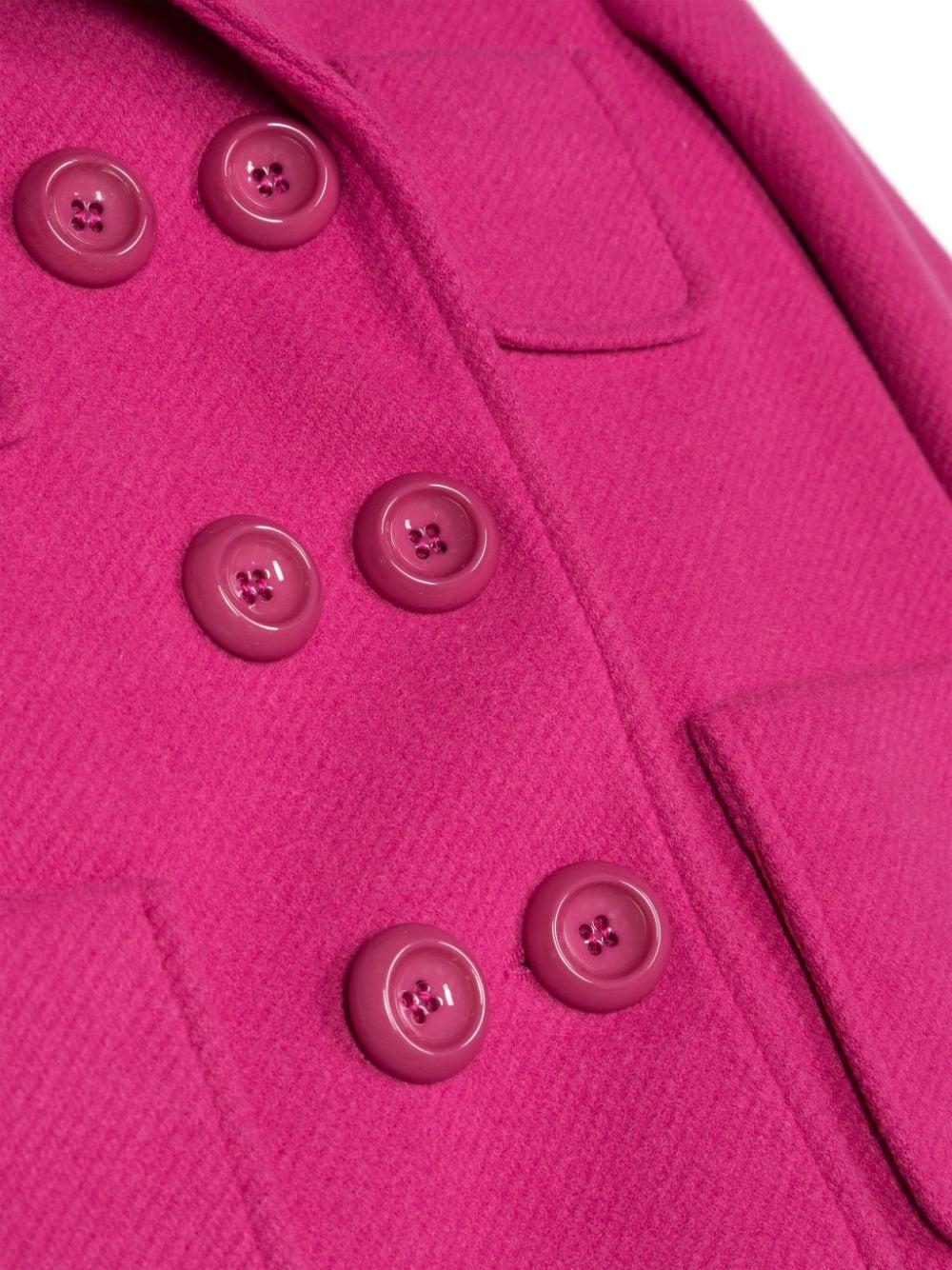 Cappotto fucsia bambina