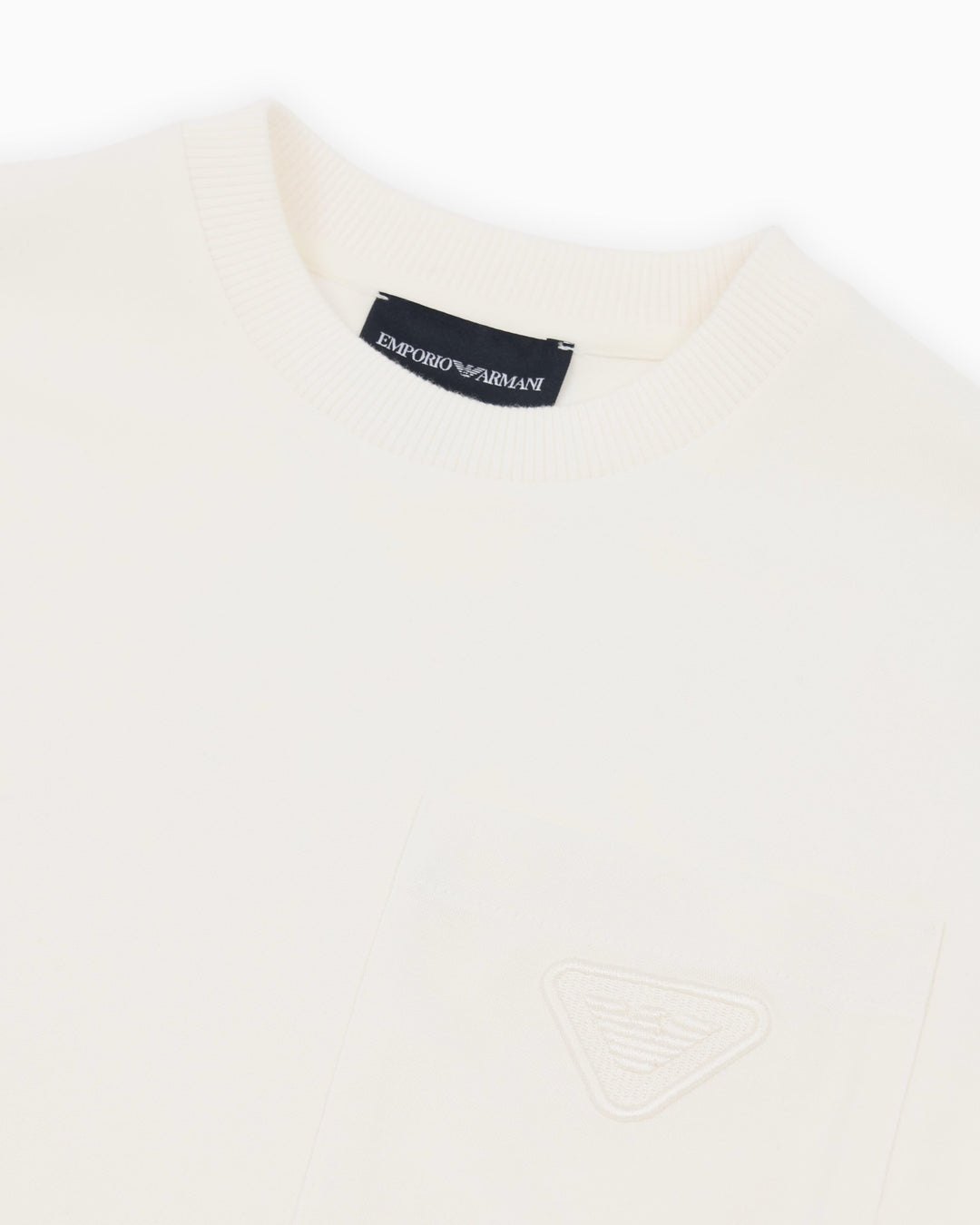 t-shirt bianca bambino EB000230AF13450 U0003 EMPORIO ARMANI KIDS 