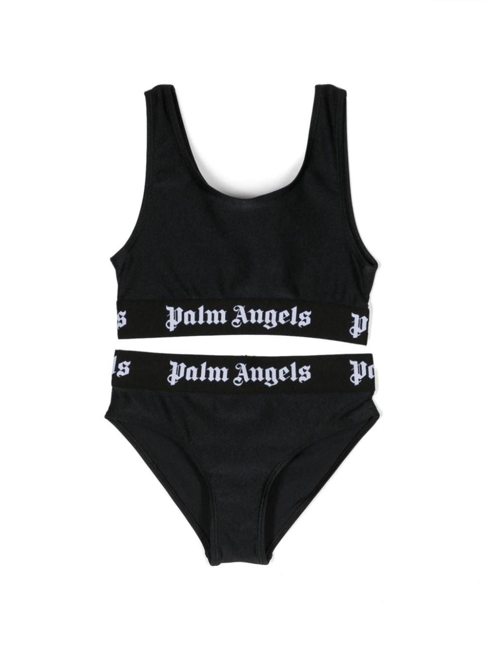 Bikini donna nero PGFE002C99JER001 1010 PALM ANGELS KIDS 