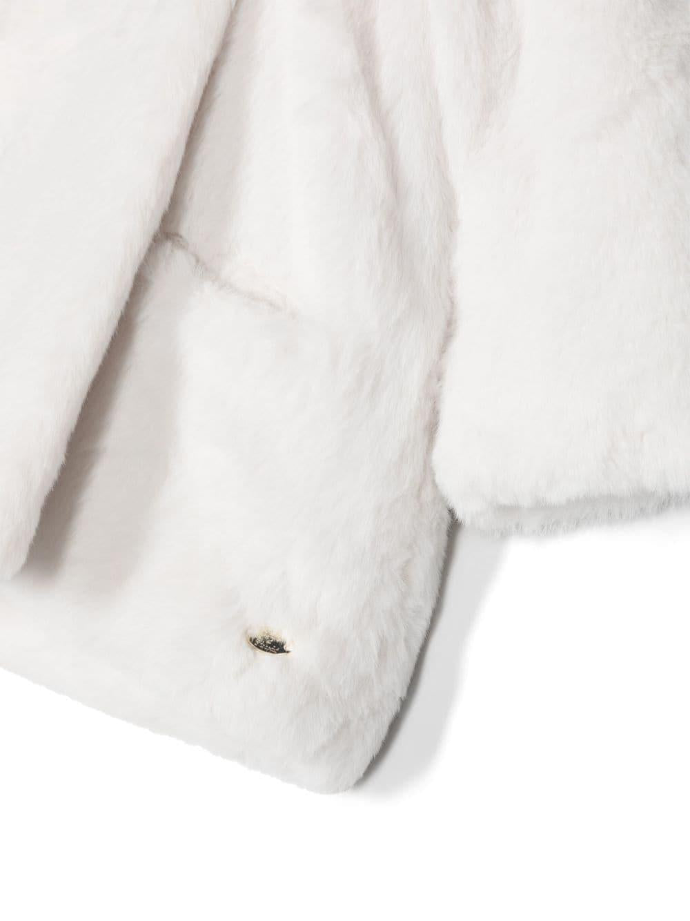 Cappotto bianco neonata TX44011 13 TARTINE & CHOCOLAT 