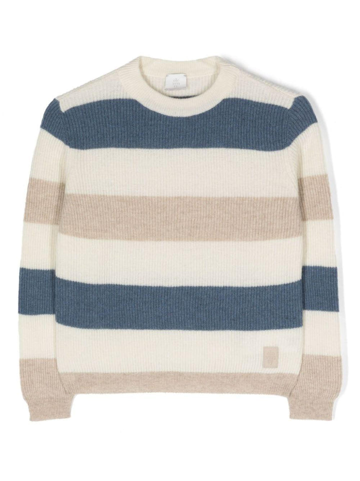 Maglione bianco/multioclor bambino