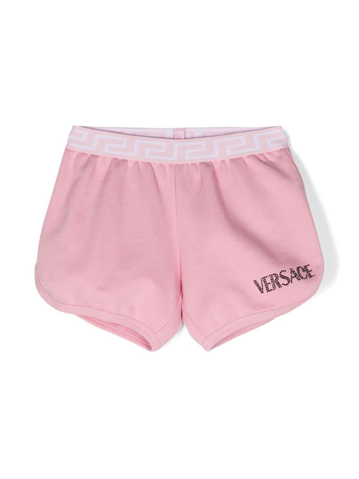 Shorts rosa bambina