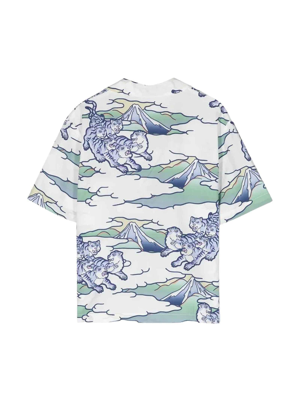 Camicia blu bambino K25750 791 KENZO KIDS 