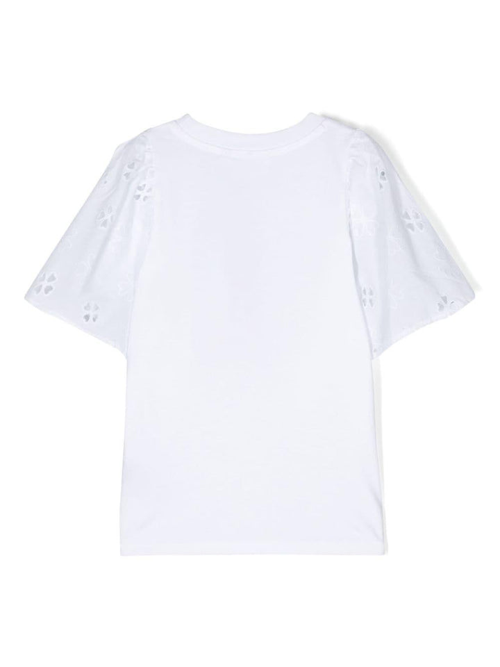 T-shirt bianca bambina