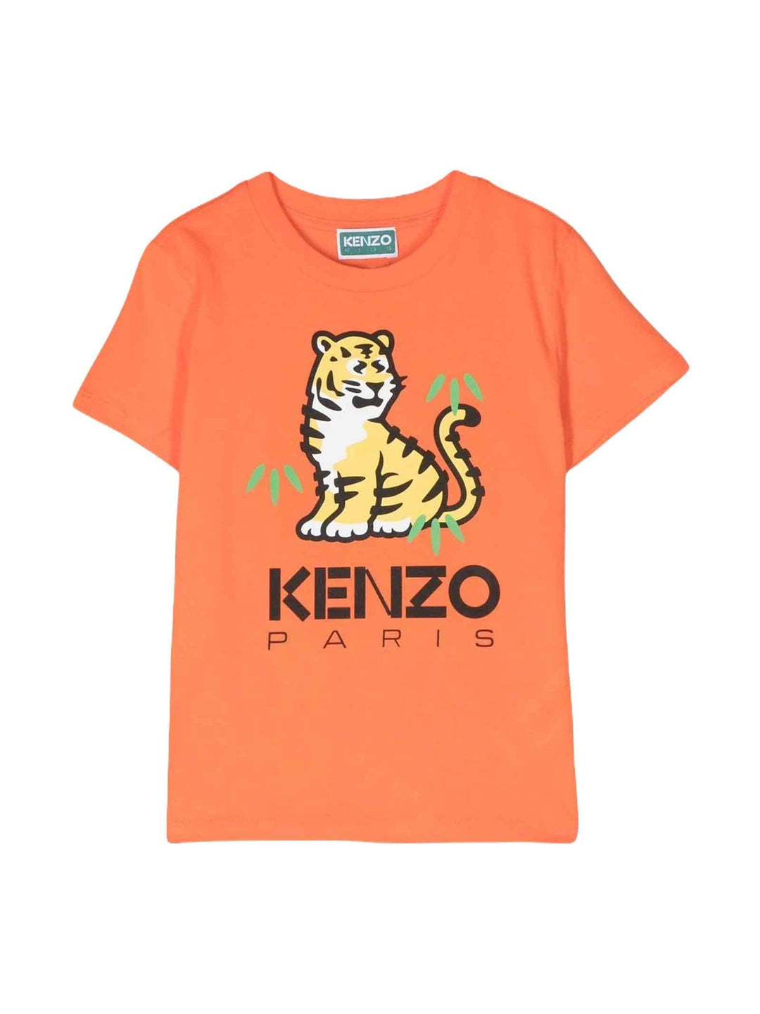 T-shirt arancione bambino K25800 420 KENZO KIDS 