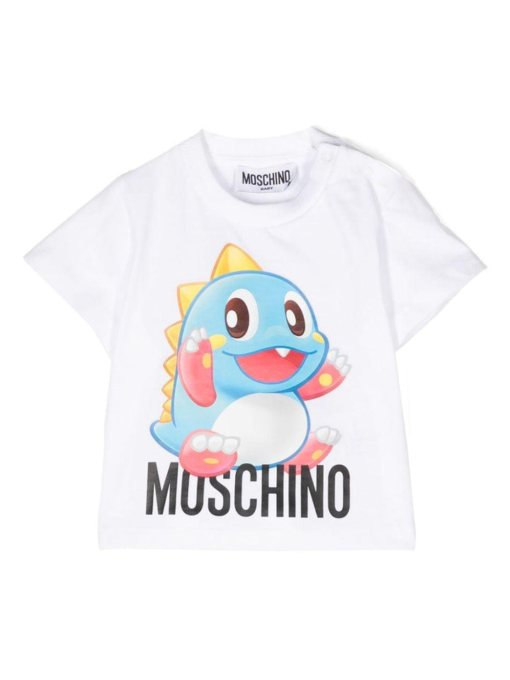 t-shirt bianca neonato