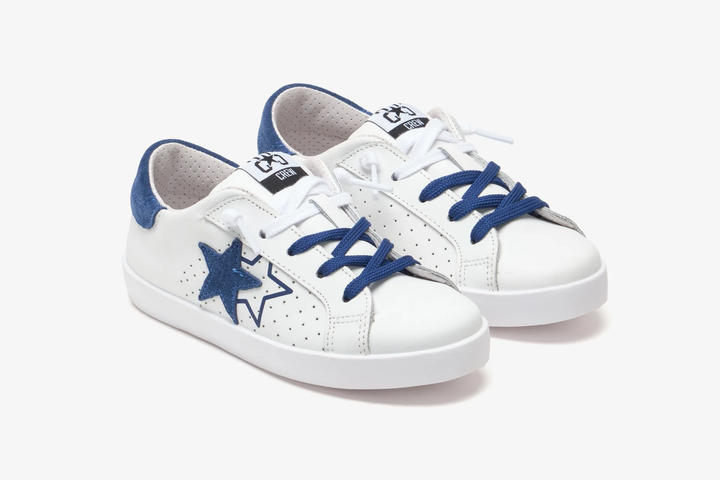 sneakers bianco/azzurro bambino