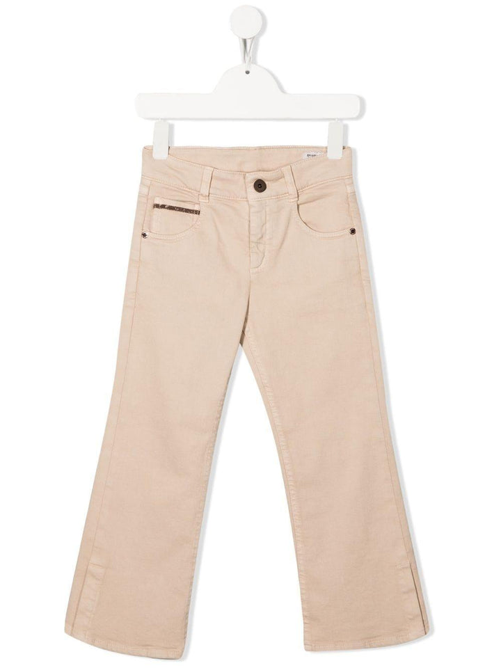 Pantaloni beige bambina