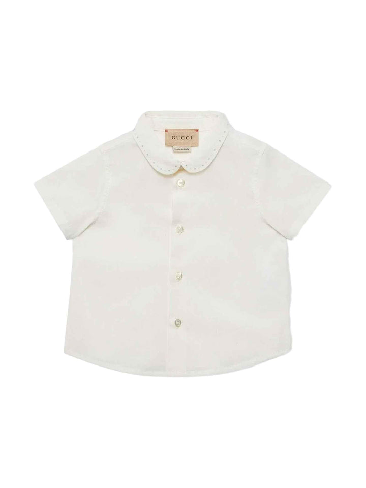 Camicia bianca neonato