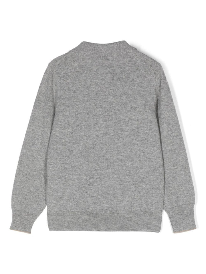 Polo grigia bambino