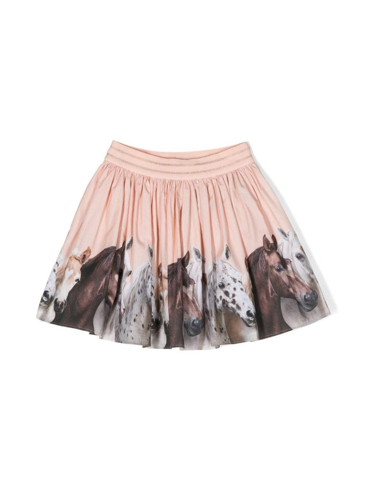 Gonna bambina rosa blush