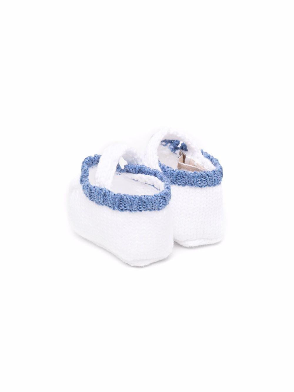 Scarpe bianche neonata