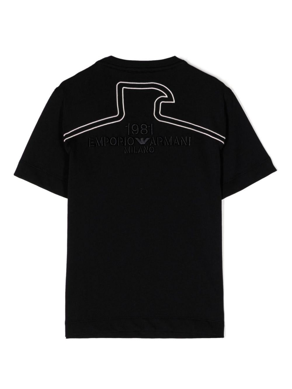 T-shirt nera bambino