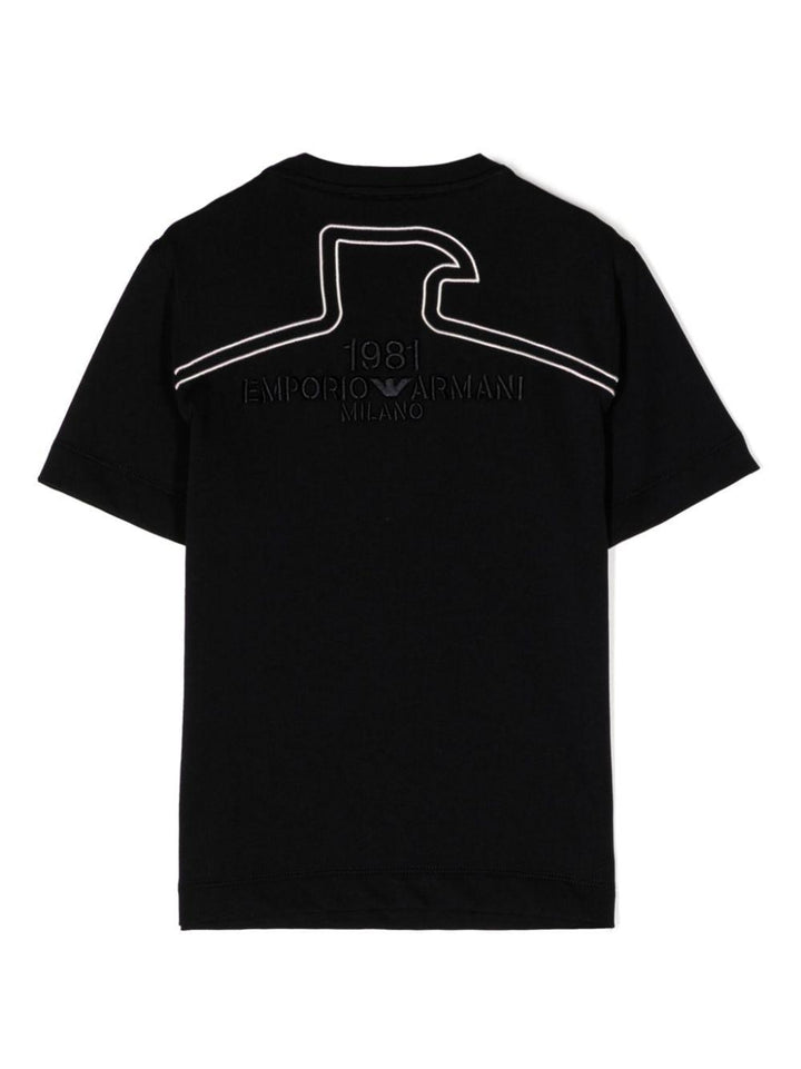 T-shirt nera bambino