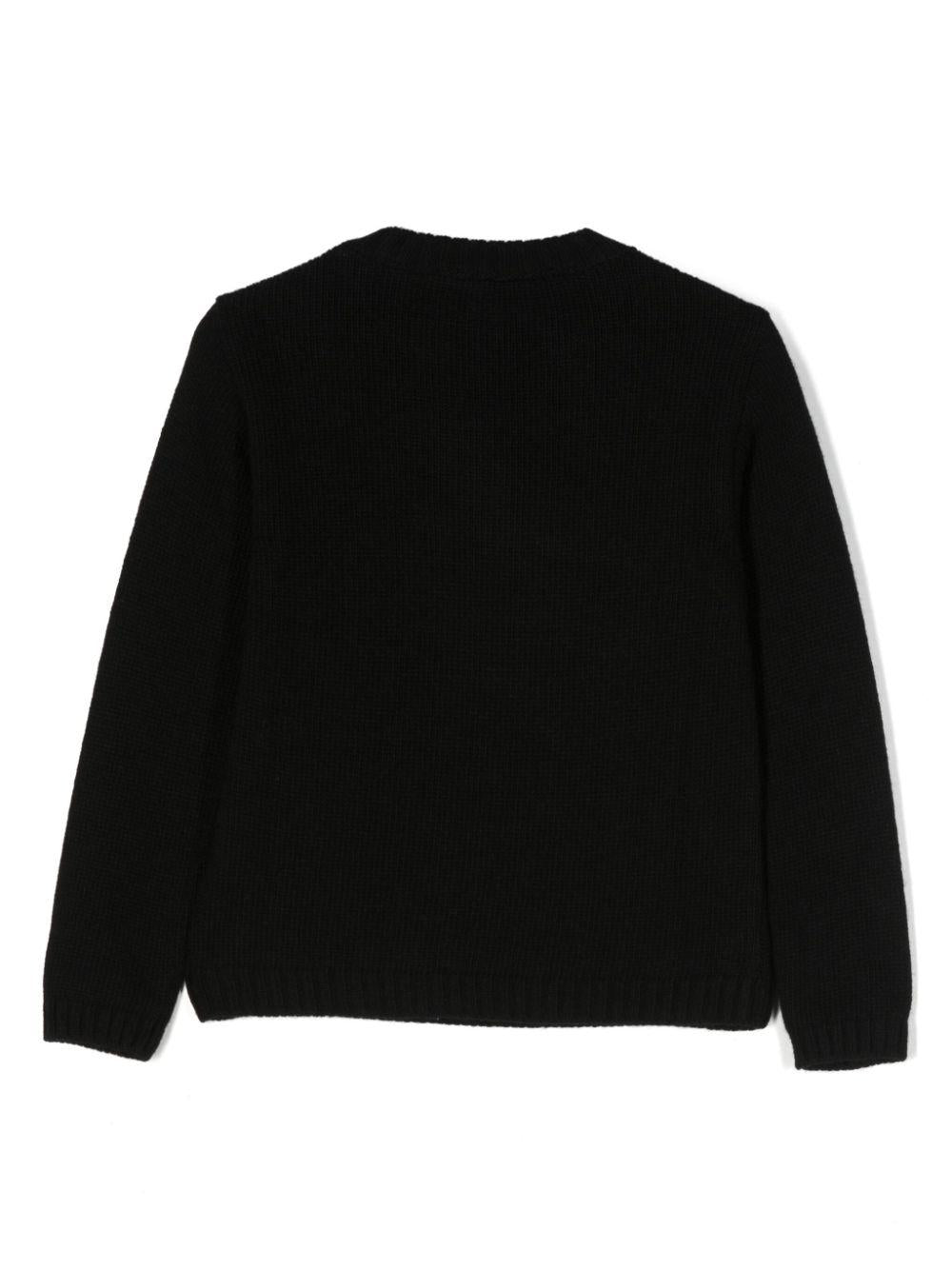 Maglione nero bambina