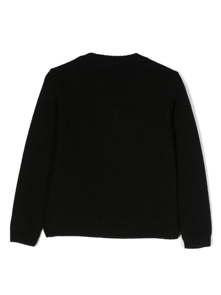 Maglione nero bambina