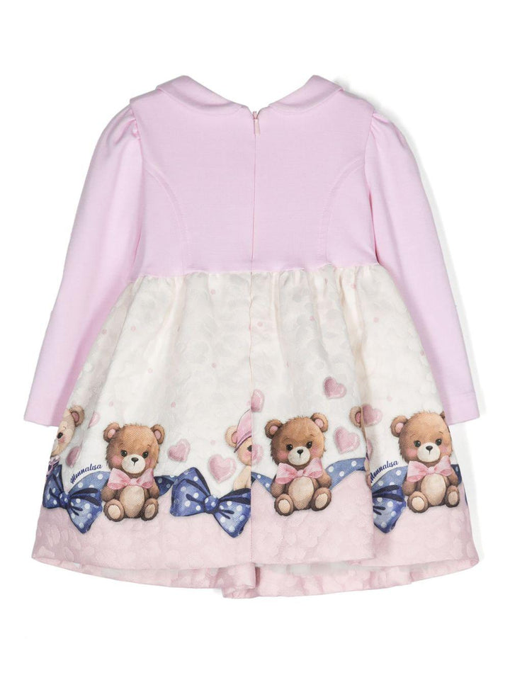 abito rosa neonata 31D9104653 0190 Monnalisa kids 