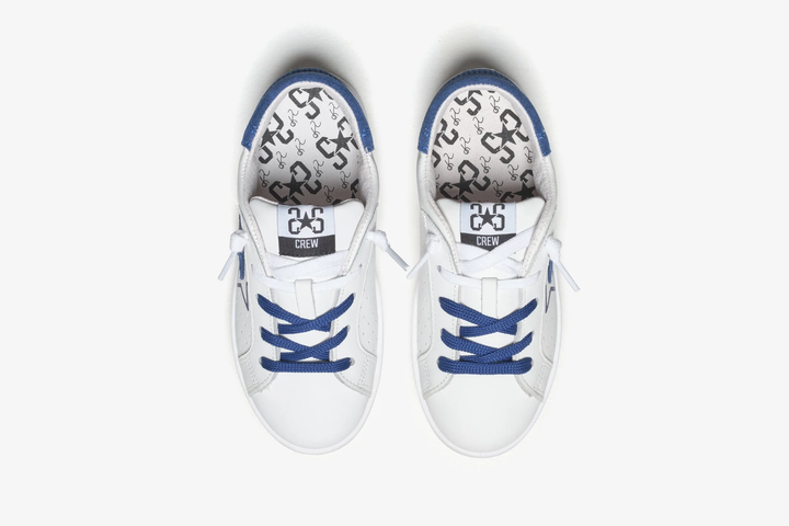 sneakers bianco/azzurro bambino
