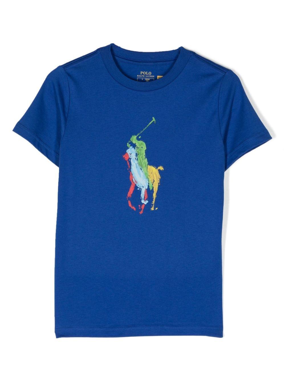 T-shirt bambino blu/multicolore 322925614 002 RALPH LAUREN KIDS 