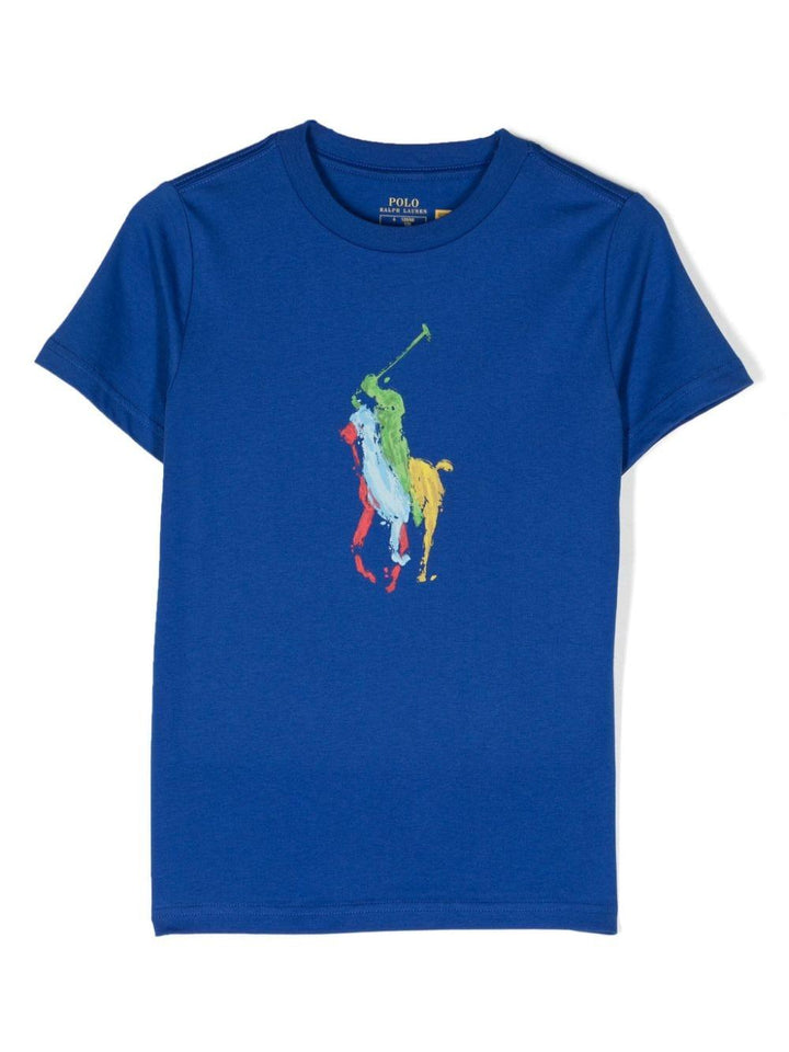 T-shirt bambino blu/multicolore 322925614 002 RALPH LAUREN KIDS 