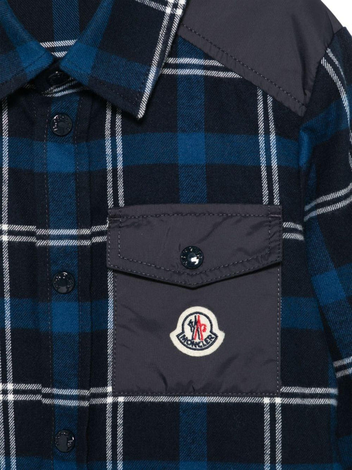 Camicia blu bambino