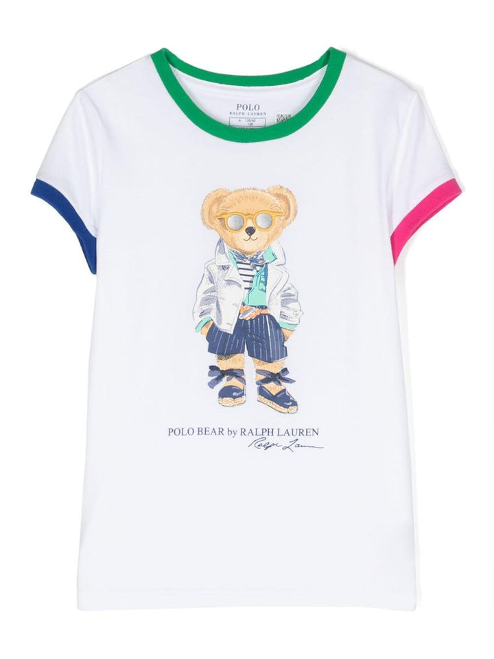 T-shirt bianca bambina