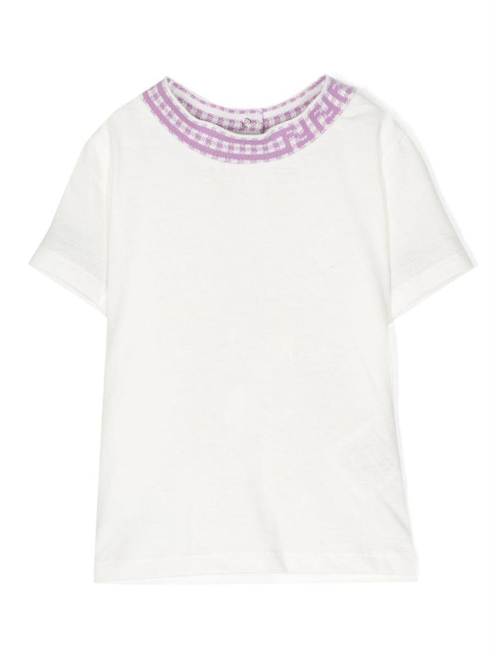 T-shirt bianca bambina